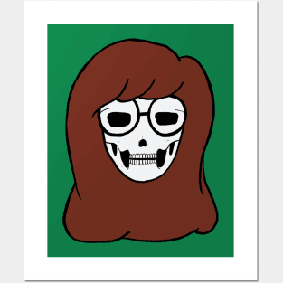 Daria Skull Posters and Art